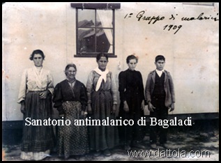 BAGALADI 1° GRUPPO DI MALARICI 1909 buona