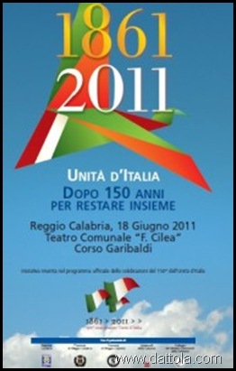LOGO CONVEGNO 1861 2011 UNITA' D'ITALIA